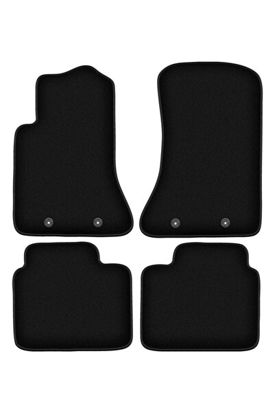 shumee Covorașe BASIC negre din velur pentru: Opel Omega B sedan, break (1994...