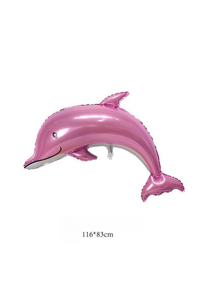Choice Other Pink Large Dolphin Aluminum Film Balloon Wedding Decoration Birthday Party Decoration Cartoon