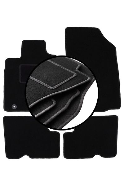 shumee Set complet de covorașe velur pentru: Dacia Logan II sedan, break (2012-)