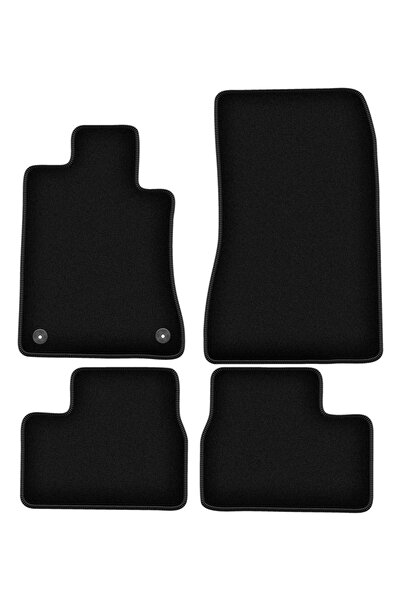 shumee Covorașe BASIC negre din velur pentru: BMW 3 E30 sedan, break (1982-1994)