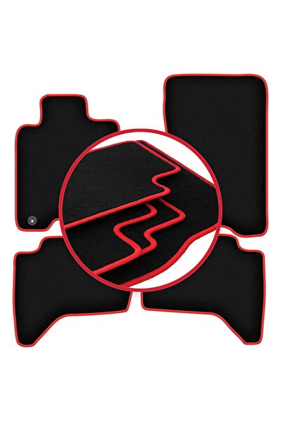 shumee Covorașe auto CARLUX-RED pentru: Mitsubishi L200 IV pickup (2006-2015)