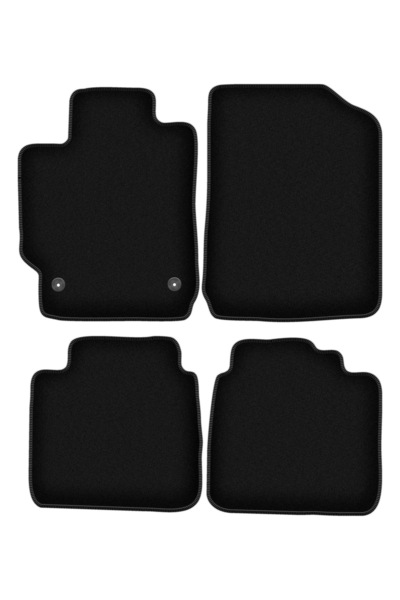 shumee Covorașe BASIC negre din velur pentru: Toyota Camry VII sedan (2007-2011)