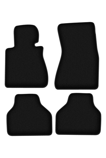 shumee Covorașe BASIC negre din velur pentru: BMW 7 E65 sedan (2001-2008)