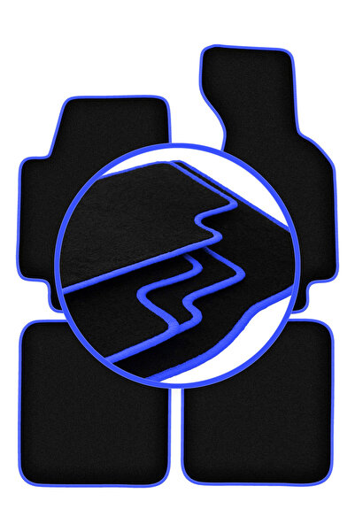 shumee Covorașe auto CARLUX-BLUE pentru: Audi 80 B5 cabrio (1994-2000)