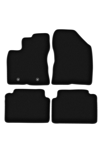 shumee Covorașe BASIC negre din velur pentru: Toyota Avensis III T27 break, s...