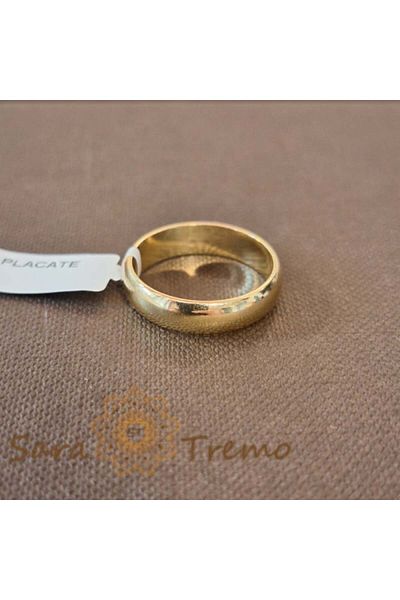 saratremo Wide, thick, gold-plated ring Fidelio