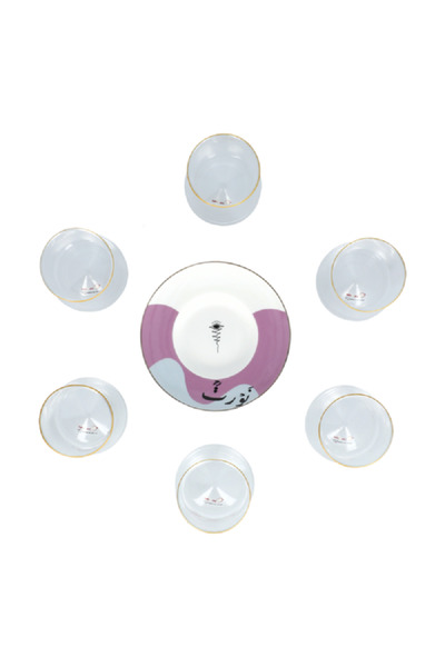 Bien Servi 4-Piece Cup and Saucer Set