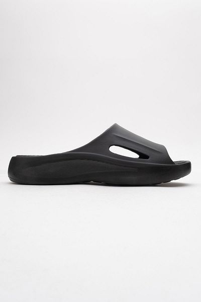 CCWAY AYAKKABI Men's Buckle Slippers Black