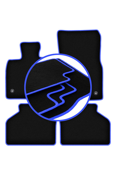 shumee Covorașe auto CARLUX-BLUE pentru: BMW GT F07 FL GT (2013-2018)