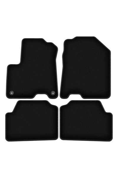 shumee Covorașe BASIC negre din velur pentru: crossoverul KIA eNiro / Niro EV...