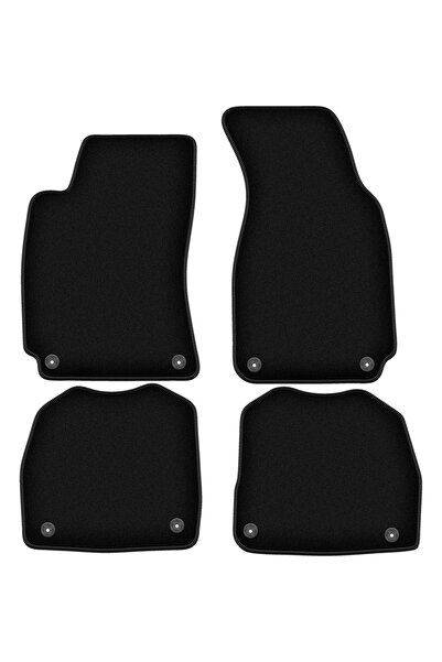 shumee Covorașe BASIC negre din velur pentru: Skoda Superb I sedan (2001-2008)