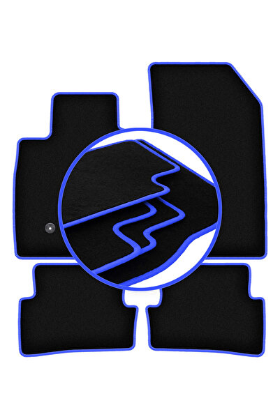 shumee Covorașe auto CARLUX-ALBASTRU pentru: Renault Clio III grandtour, break, hatchback (2005-2012)