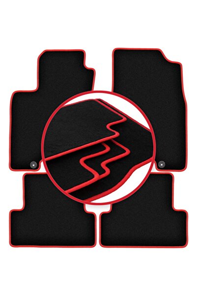 shumee Covorașe auto CARLUX-RED pentru: Nissan X-Trail II T31 SUV (2007-2014)