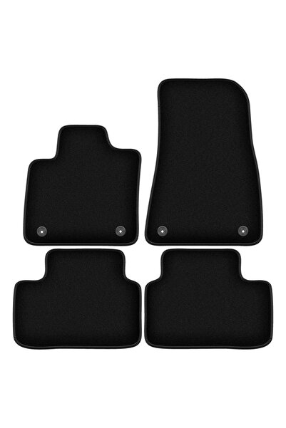 shumee Covorașe BASIC negre din velur pentru: Crossover electric Volvo XC40 (2020-)