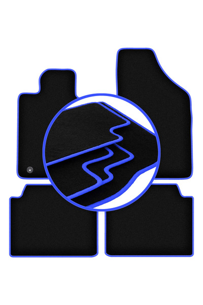 shumee Covorașe auto CARLUX-BLUE pentru: Renault Safrane liftback (1992-2000)