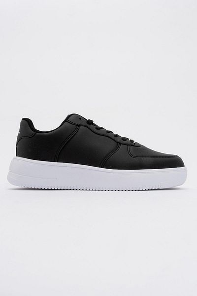 CCWAY AYAKKABI Men's Sneakers BLACK WHITE
