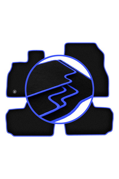 shumee Covorașe auto CARLUX-BLUE pentru: Nissan Leaf I hatchback (2010-2017)