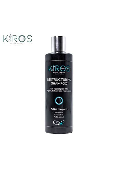 Kiros Diet KIROS RESTRUCTURING SHAMPOO, Anti-Hair Loss Shampoo for Fragile and Damaged Hair, 250 ml