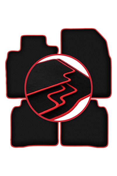 shumee Covorașe auto CARLUX-RED pentru: Nissan Note I E11 monovolum (2006-2012)