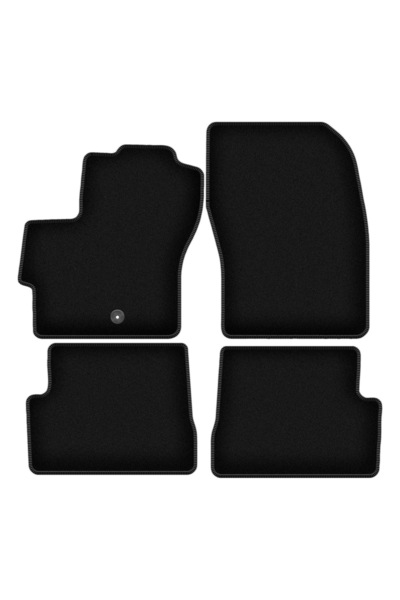 shumee Covorașe BASIC negre din velur pentru: Mazda 3 I BK hatchback (2003-2009)