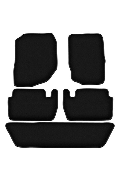 shumee Covorașe BASIC negre din velur pentru: Dodge Durango II SUV (2002-2010)