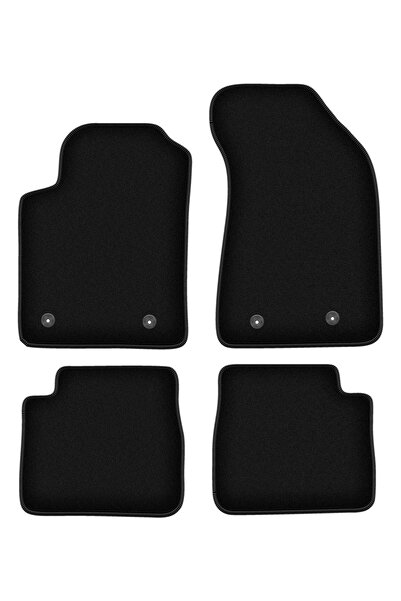 shumee Covorașe BASIC negre din velur pentru: Lancia Delta III hatchback (200...