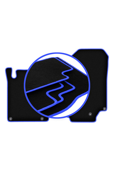 shumee Covorașe auto CARLUX-BLUE pentru: Mercedes SL R129 500 SL (1989-2001)