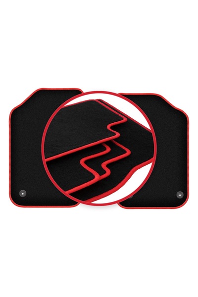 shumee Covorașe auto CARLUX-RED pentru: MG F / TF coupe, cabrio (2007-2011)