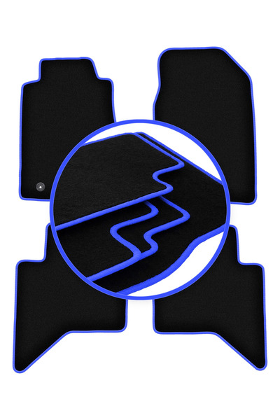 shumee Covorașe auto CARLUX-BLUE pentru: Isuzu D-MAX II pickup (2011-)