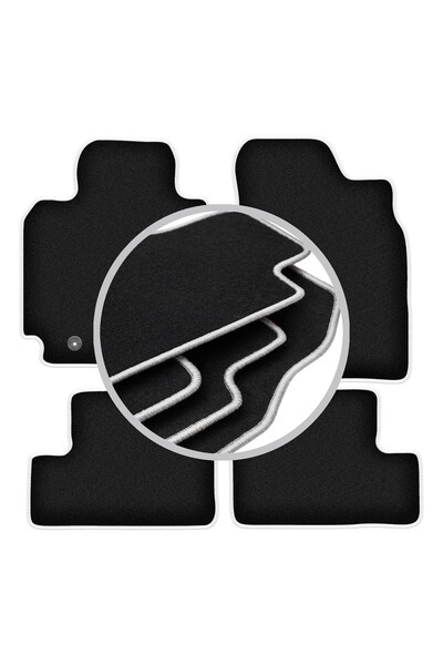 shumee Covorașe auto CARLUX-SILVER pentru: Toyota RAV4 II SUV 5 uși (2000-2003)