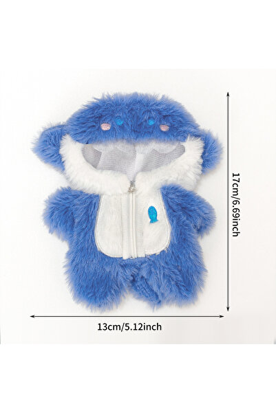 Choice قطعة واحدة من ملابس القرش اللطيفة من Kawaii لدمية صغيرة 17 سم، ملابس د...