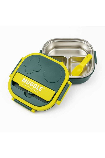ALPA STORE Muggle 500 ml Stainless Steel Lunch Box 3 Compartments Lunch Box Lunch Box Food Thermose Field Trip