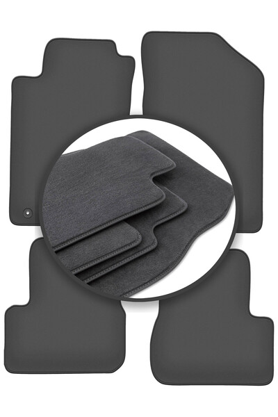 shumee Covorașe auto premium pentru: Peugeot 206 hatchback, SW, break, CC, ca...