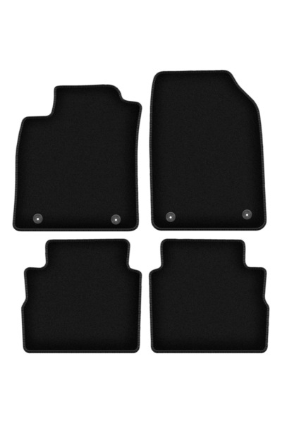 shumee Covorașe BASIC negre din velur pentru: Opel Vectra C break (2003-2008)