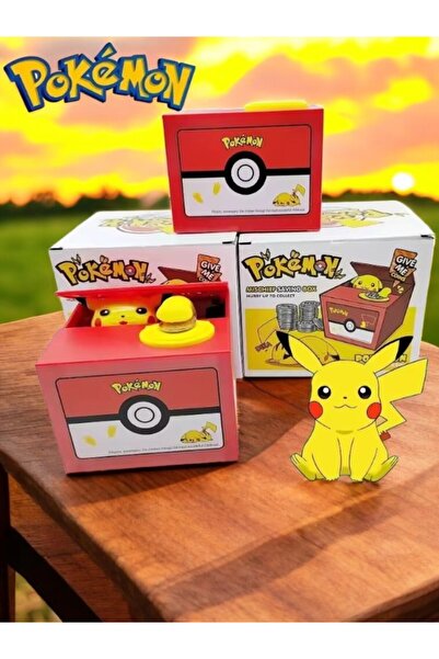 lstri Pokemon Anime Musical Piggy Bank Pikachu Cutie electronică pentru moned...