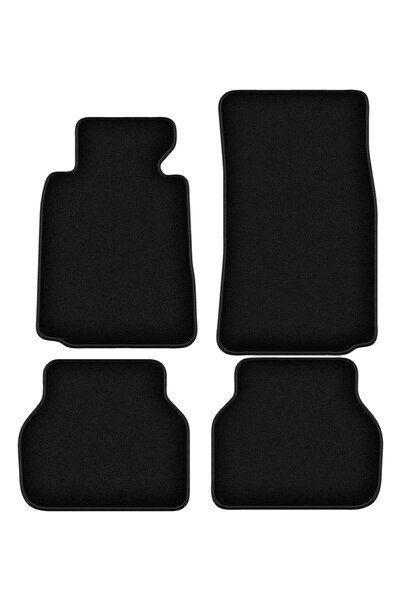 shumee Covorașe BASIC negre din velur pentru: BMW 5 E39 sedan, break, touring (1996-2004)