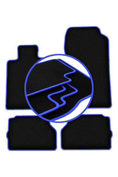 shumee Covorașe auto CARLUX-BLUE pentru: Mercedes C140 / W140 coupe (1992-1999)