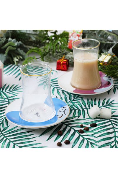 Bien Servi 4-Piece Cup and Saucer Set