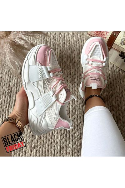 dehaine Adidasi dama, casual, din panza, fashion, CL2401, roz
