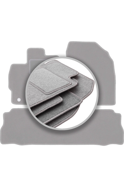 shumee Covorașe auto gri pentru: Toyota Prius III Plus hatchback (2011-2015)