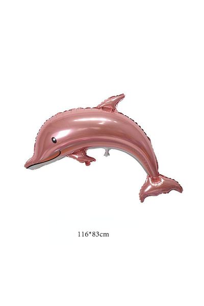 Choice Other Brown Large Dolphin Aluminum Film Balloon Wedding Decoration Birthday Party Decoration Cartoon