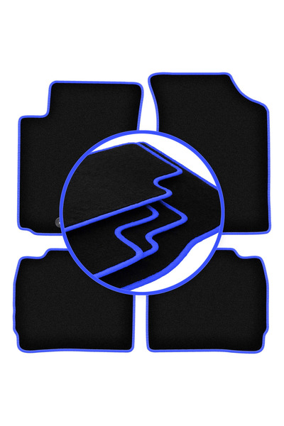 shumee Covorașe auto CARLUX-BLUE pentru: Hyundai Accent MC hatchback, sedan (...