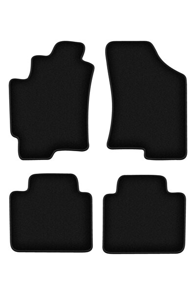 shumee Covorașe BASIC negre din velur pentru: Hyundai Elantra III sedan (2000...