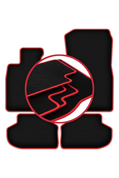 shumee Covorașe auto CARLUX-RED pentru: BMW 5 F10 FL sedan (2013-2017)