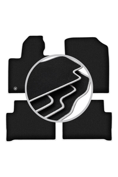 shumee Covorașe auto CARLUX-SILVER pentru: Kia Sorento IV XL Hybrid SUV (2020-)