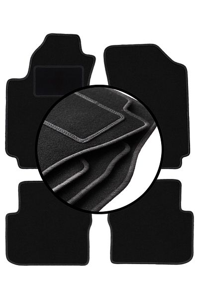 shumee Complete set of velour floor mats for: Dodge Dart sedan (2012-2016)