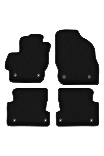 shumee Covorașe BASIC negre din velur pentru: Mazda 3 II BL hatchback, sedan ...