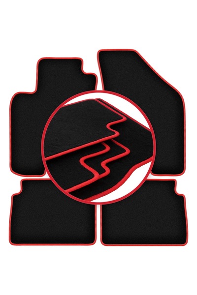 shumee Covorase CARLUX-RED pentru: Daewoo Nubira sedan, break (1997-2012)