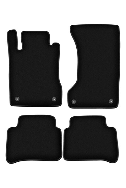 shumee Covorașe BASIC negre din velur pentru: Mercedes W211 4Matic sedan, bre...