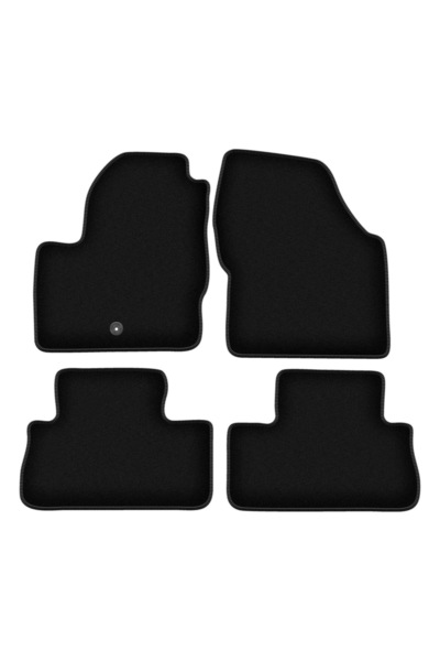 shumee Covorașe BASIC negre din velur pentru: Land Rover Freelander II SUV (2...